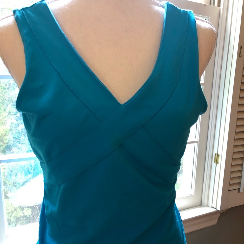 Kyodan Teal Cross-Back Tank Top